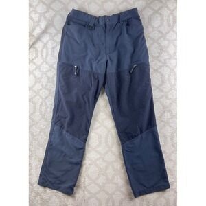 Rohan Upland Trekkers Mens 34 S Black Gray Technical Hiking Cargo Pants
